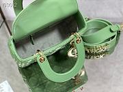 Dior's mini lady bag (Willow Green Cannage Lambskin) M0538OCEA_M64H - 3