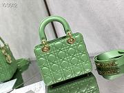 Dior's mini lady bag (Willow Green Cannage Lambskin) M0538OCEA_M64H - 5