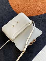YSL Le Maillon Satchel In Smooth Leather (White) 6497952R20W9207 - 3