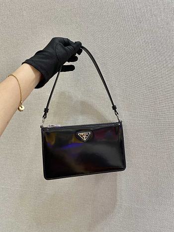 PRADA Brushed leather mini-bag (Black) 1BC155_ZO6_F0002_V_OOM