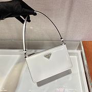 PRADA Brushed leather mini-bag (White) 1BC155_ZO6_F0009_V_OOM - 4