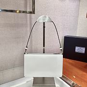 PRADA Brushed leather mini-bag (White) 1BC155_ZO6_F0009_V_OOM - 6