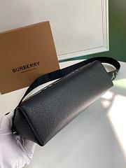 BURBERRY Leather and Vintage Check Note Crossbody Bag (Black) 80211101 - 5