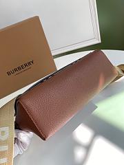 BURBERRY Leather and Vintage Check Note Crossbody Bag (Tan) 80211111 - 4