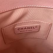 CHANEL Calfskin Large Hobo Bag with Chain Charm 2021 (Pink) AS2542 B05539 NC027 - 6