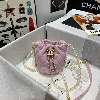 Chanel Mini Drawstring Bag (Light Pink) AS2529 B05543 NC022