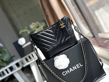 CHANEL’s Gabrielle Small Hobo Bag (Black) A91810 Y61477 94305