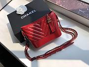 CHANEL’s Gabrielle Small Hobo Bag (Red) A91810 Y61477 N4859 - 6