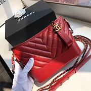CHANEL’s Gabrielle Small Hobo Bag (Red) A91810 Y61477 N4859 - 4