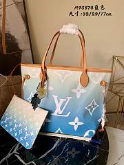 LV Neverfull MM (Blue) M45678 32cm - 1