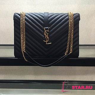 YSL College Large In Quilted Leather (Black) 600278BRM041000 - 1