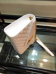 YSL College Medium In Quilted Leather (Vintage White) 600279BRM079207 - 2