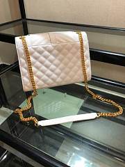 YSL College Medium In Quilted Leather (Vintage White) 600279BRM079207 - 5