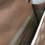 YSL College Medium In Quilted Leather (Dark Beige) 600279BRM072721 - 6