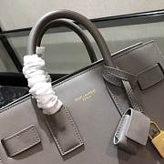 YSL Classic Sac De Jour Baby In Smooth Leather (Storm) 42186302G9W1112 - 2