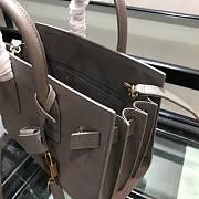 YSL Classic Sac De Jour Baby In Smooth Leather (Storm) 42186302G9W1112 - 4