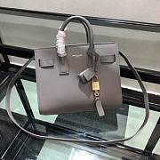 YSL Classic Sac De Jour Baby In Smooth Leather (Storm) 42186302G9W1112 - 3