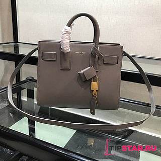 YSL Classic Sac De Jour Baby In Smooth Leather (Storm) 42186302G9W1112 - 1