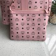 MCM | Delmy Shopper in Visetos (Pink) MWPBSER01QH001 - 6