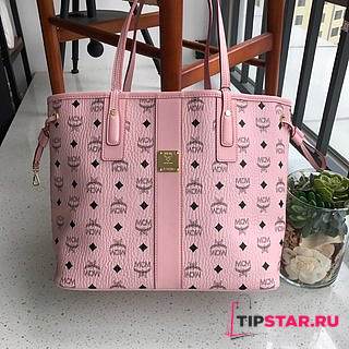 MCM | Delmy Shopper in Visetos (Pink) MWPBSER01QH001 - 1