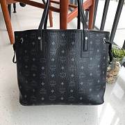 MCM | Delmy Shopper in Visetos (Black) MWPBSER01BK001 - 4