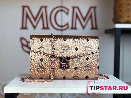 MCM | Millie Crossbody in Visetos (Gold) MYZ9SME05T1001 - 1