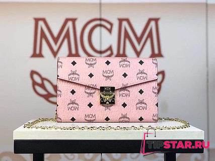 MCM | Millie Crossbody in Visetos (Pink) MYZ9SME05T1001 - 1