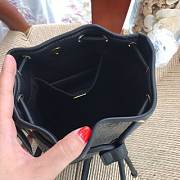 MCM | Zoo Rabbit Drawstring Bag in Visetos Leather Mix (Black) MWDBSXL01QH001 - 6