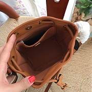 MCM | Zoo Rabbit Drawstring Bag in Visetos Leather Mix (Cognac) MWDBSXL01QH001 - 6
