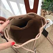 MCM | Zoo Rabbit Drawstring Bag in Visetos Leather Mix (Beige) MWDBSXL01QH001 - 3