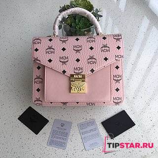 MCM | Patricia Crossbody in Visetos (Pink) MWRASPA06BK001 - 1