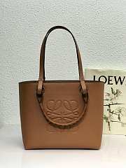 LOEWE Anagram Tote In Classic Calfskin (Tan) A657T23X02 - 1