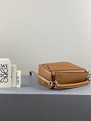 Loewe Mini Puzzle Bag In Soft Grained Calfskin (Light Caramel) A510U95X27 - 6