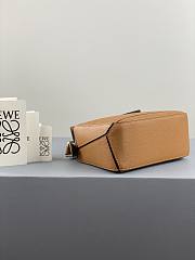 Loewe Mini Puzzle Bag In Soft Grained Calfskin (Light Caramel) A510U95X27 - 3