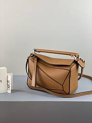 LOEWE Mini Puzzle bag in soft grained calfskin (Light Caramel) A510U95X27 - 6