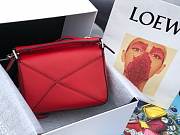 LOEWE Mini Puzzle bag in classic calfskin (Pomodoro) 322.30.U95 - 5