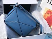 LOEWE Mini Puzzle bag in classic calfskin (Ocean) 322.30.U95 - 2
