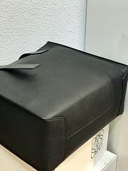LOEWE Buckle tote bag in soft grained calfskin (Black) B692L09X01 - 5