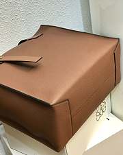 LOEWE Buckle tote bag in soft grained calfskin (Cognac) B692L09X01 - 2