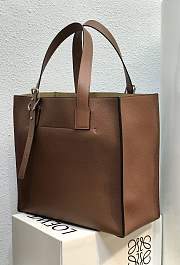 LOEWE Buckle tote bag in soft grained calfskin (Cognac) B692L09X01 - 6