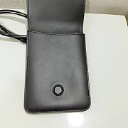LOEWE Flat Gusset Crossbody bag in smooth calfskin (Black) 335.54.Z33 - 3