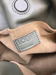 LOEWE Mini Flamenco clutch in nappa calfskin (Vintage Khaki) A411FC2X05 - 6