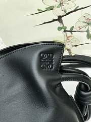 LOEWE Mini Flamenco clutch in nappa calfskin (Black) A411FC2X05 - 2