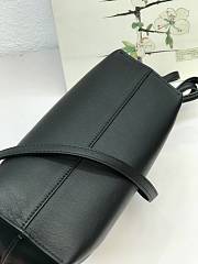 LOEWE Mini Flamenco clutch in nappa calfskin (Black) A411FC2X05 - 3