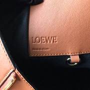 LOEWE Small Hammock bag in pebble grain calfskin (Rust) A538S35X18 - 6