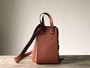 LOEWE Small Hammock bag in pebble grain calfskin (Rust) A538S35X18 - 1