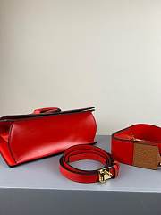 LOEWE Barcelona bag in soft grained calfskin (Red) 303.12.W89 - 4