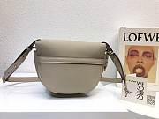 LOEWE Small Gate bag in soft calfskin (Light Oat) 321.54.T20 - 5