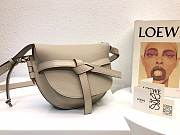 LOEWE Small Gate bag in soft calfskin (Light Oat) 321.54.T20 - 1