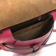 LOEWE Small Gate bag in soft calfskin(Purple) 321.54.T20 - 5